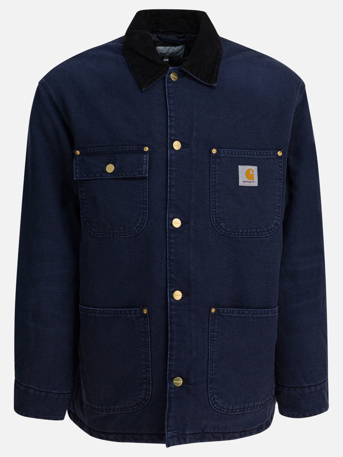 Short coats Logo  Blue - Carhartt WIP Men | PDP | VIETTI Online Store | Zoom-Modal
