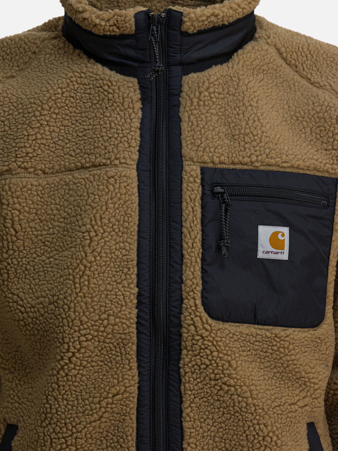 Fleece jackets Logo  Brown - Carhartt WIP Men | PDP | VIETTI Online Store | Zoom-Modal_3
