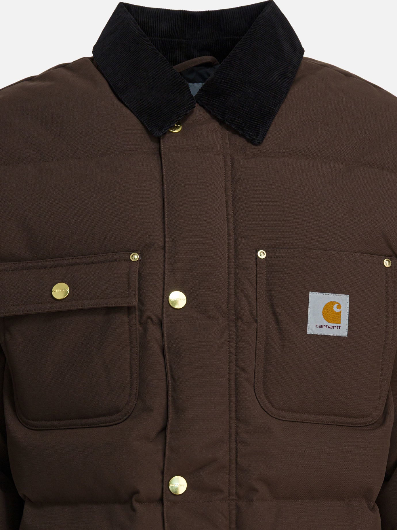 Down jackets Logo  Brown - Carhartt WIP Men | PDP | VIETTI Online Store | thumbnail_3
