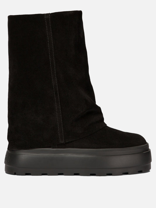 Stivaletti pull-on 100% suede - 100% rubber  Nero - Casadei Donna | PLP | VIETTI Online Store 
