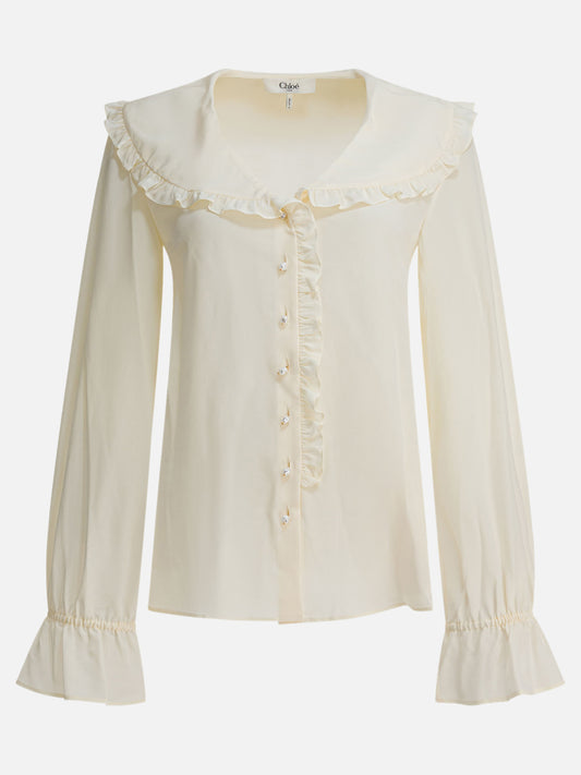 Bluse Solid colour  Giallo - Chloé Donna | PLP | VIETTI Online Store 
