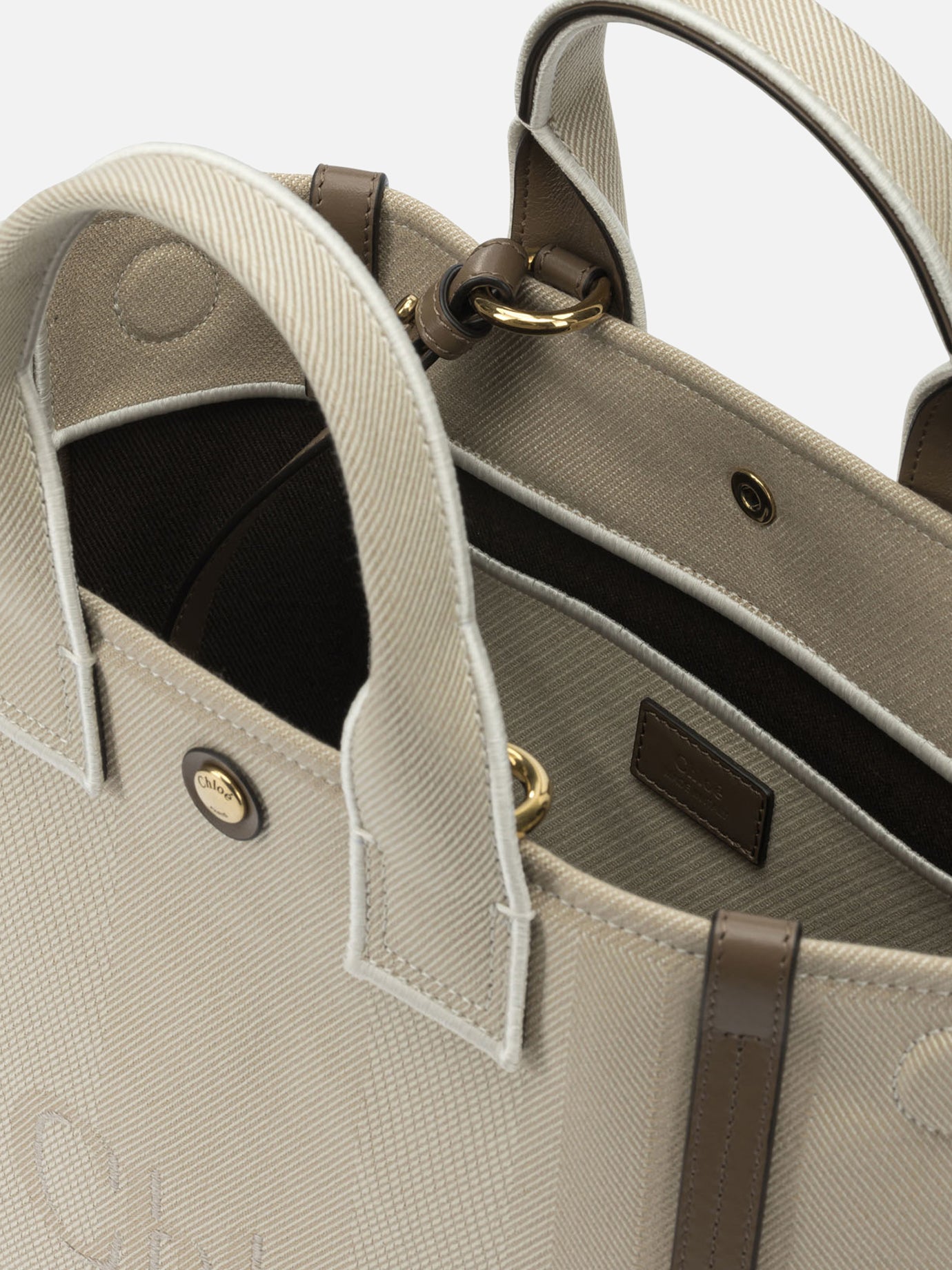 Small bags 91% recycled cotton 6% polyester 3% other fibres  Beige - Chloé Women | PDP | VIETTI Online Store | Zoom-Modal_5
