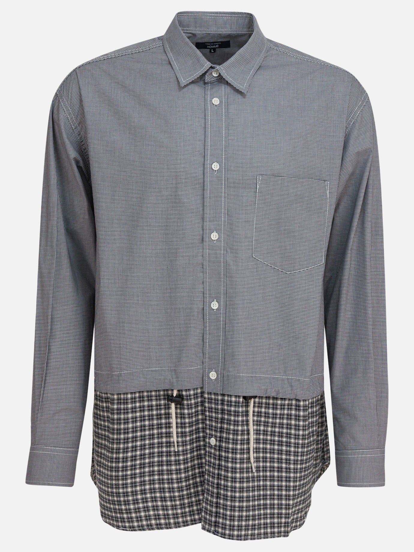 Casual shirts Check  White - Comme Des Garçons Homme Men | PDP | VIETTI Online Store | thumbnail