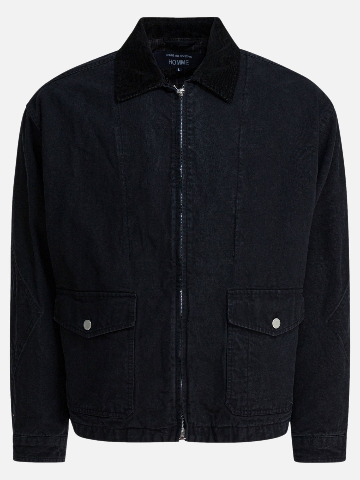 Denim jackets Solid colour  Black - Comme Des Garçons Homme Men | PDP | VIETTI Online Store | thumbnail