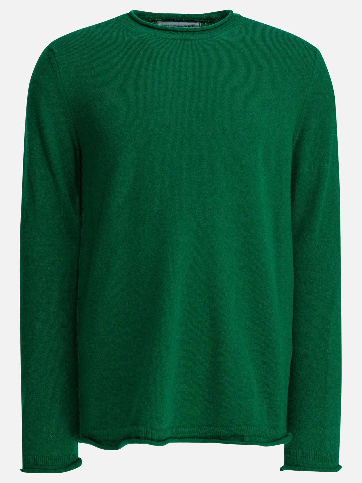 Crewneck sweaters Solid colour  Green - Comme Des Garçons Shirt Men | PDP | VIETTI Online Store | Zoom-Modal
