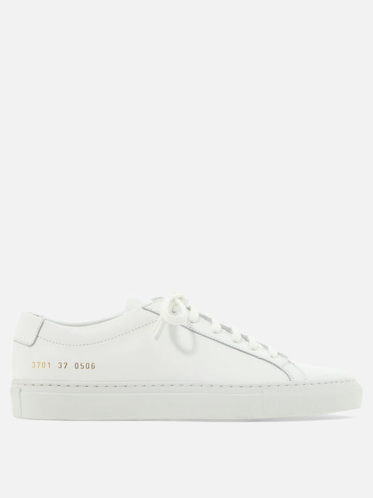 Low top sneakers 100% leather - 100% rubber  White - Common Projects Women | PDP | VIETTI Online Store 
