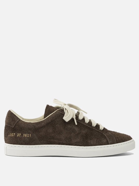 Sneaker basse 100% suede - 100% rubber  Marrone - Common Projects Donna | PDP | VIETTI Online Store 
