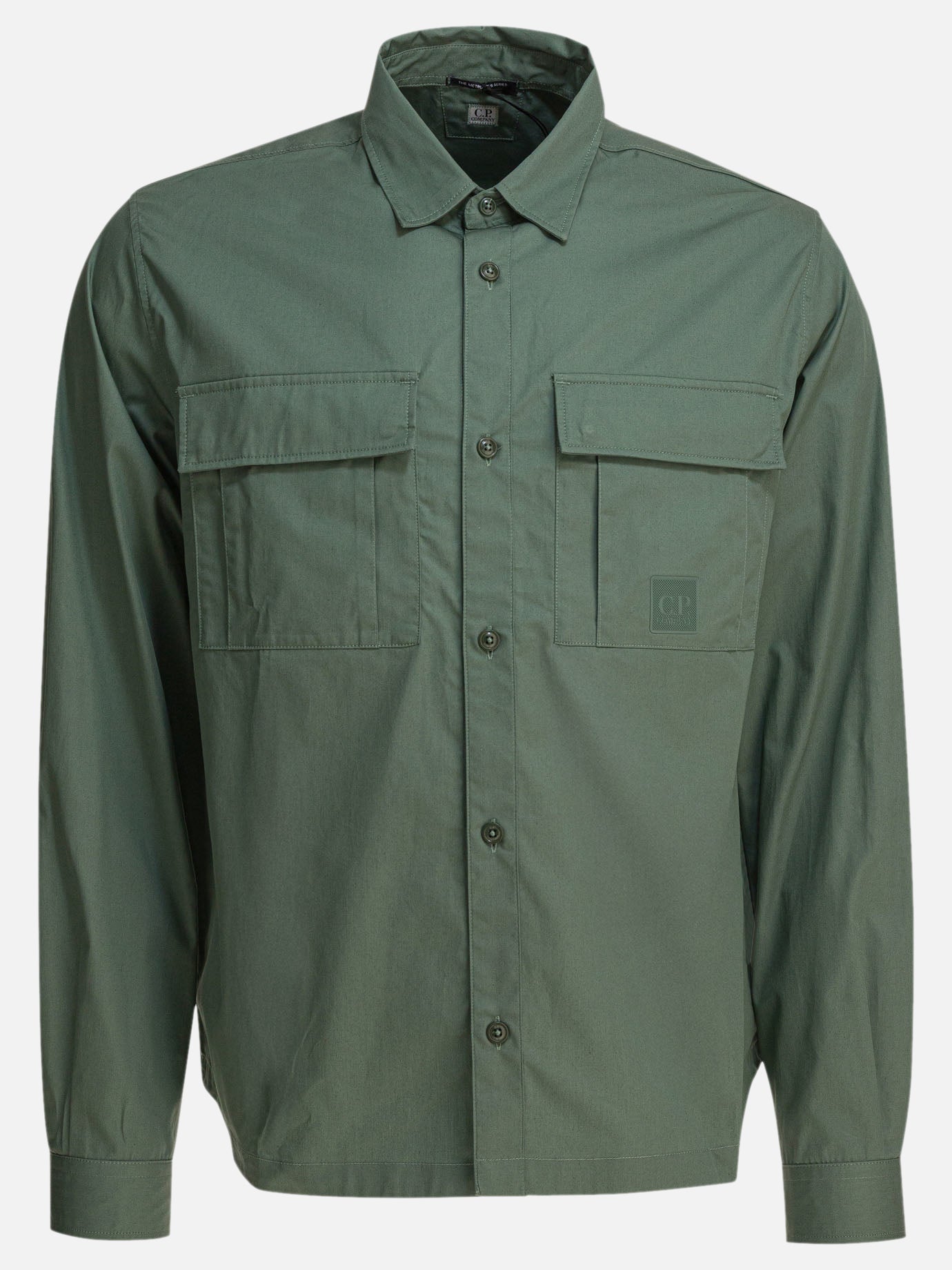 Camicie casual Tinta unita  Verde - C.P. Company Uomo | PDP | VIETTI Online Store | Zoom-Modal

