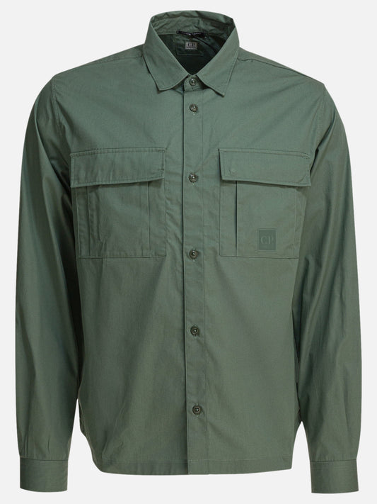 Camicie casual Tinta unita  Verde - C.P. Company Uomo | PDP | VIETTI Online Store 
