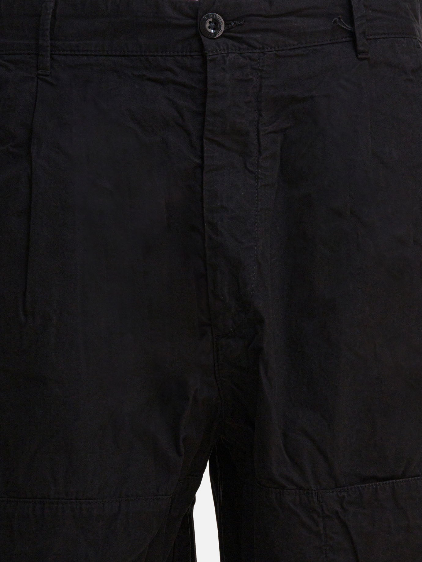 Cargo & parachute trousers Logo  Black - C.P. Company Men | PDP | VIETTI Online Store | thumbnail_3