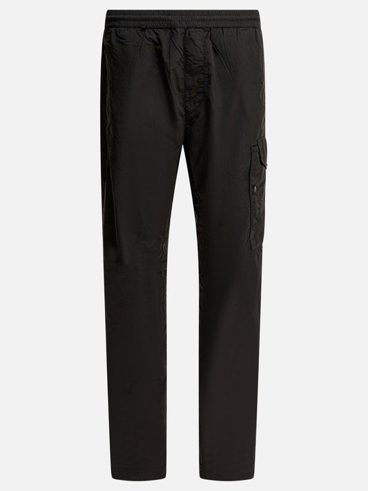 Cargo & parachute trousers Solid colour  Black - C.P. Company Men | PDP | VIETTI Online Store 
