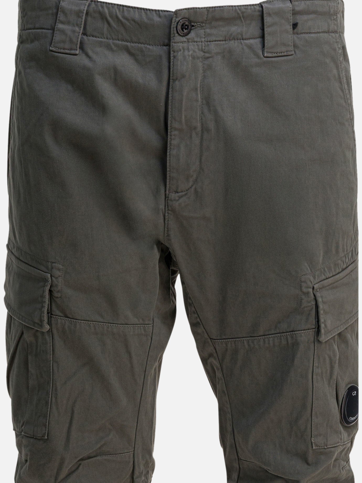 Pantaloni cargo & parachute Solid colour  Grigio - C.P. Company Uomo | PDP | VIETTI Online Store | Zoom-Modal_3
