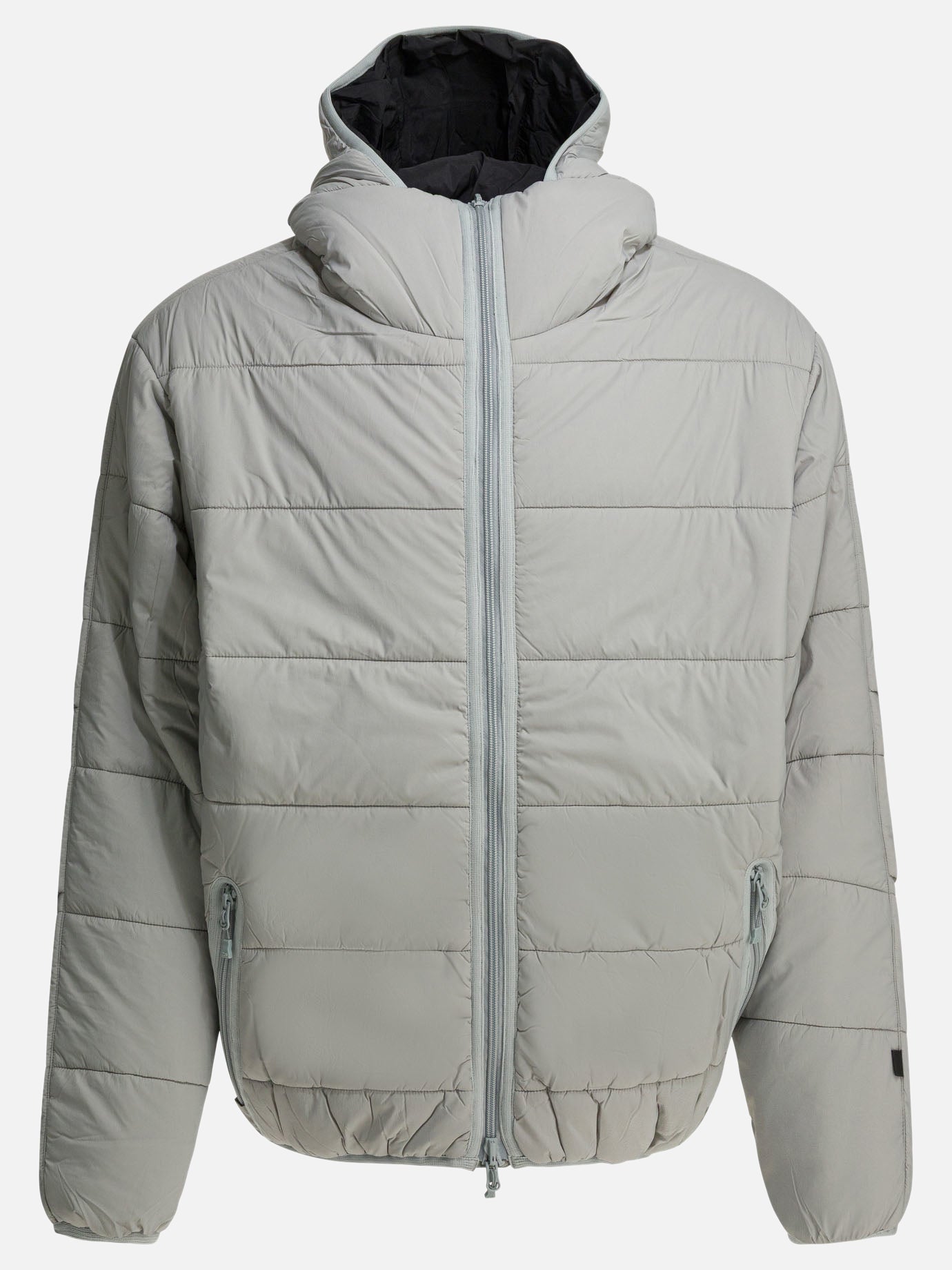 Down jackets Solid colour  Silver - Daiwa Pier 39 Men | PDP | VIETTI Online Store | Zoom-Modal
