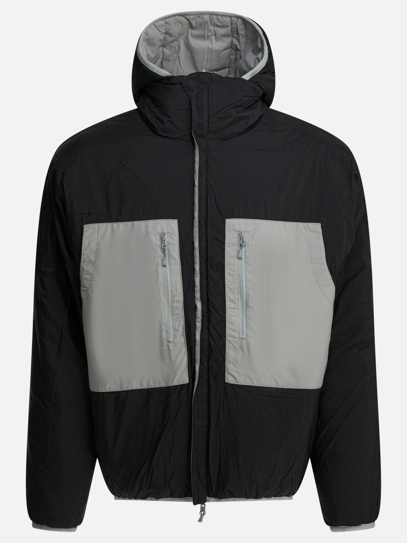 Down jackets Solid colour  Silver - Daiwa Pier 39 Men | PDP | VIETTI Online Store | Zoom-Modal_2
