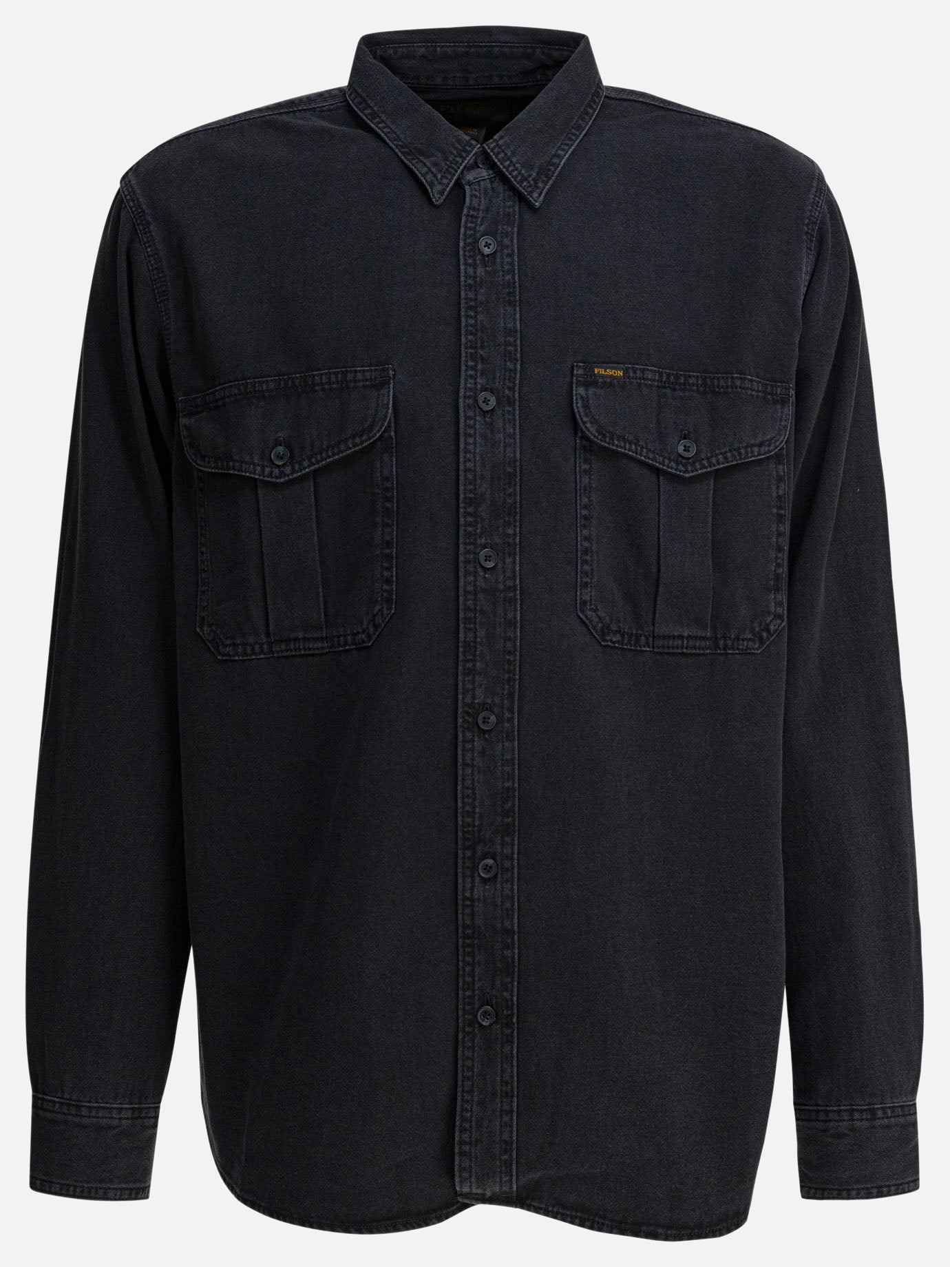 Overshirt jackets Solid colour  Black - Filson Men | PDP | VIETTI Online Store | Zoom-Modal
