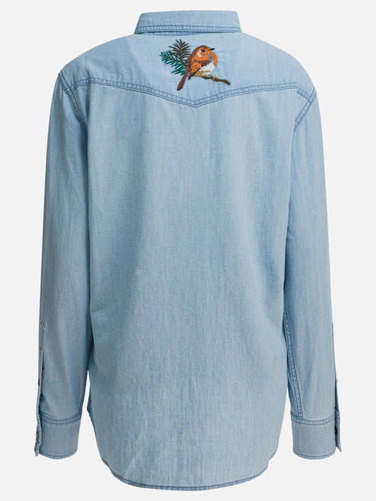 Casual shirts Solid colour  Light blue - Filson Women | PDP | VIETTI Online Store | 2
