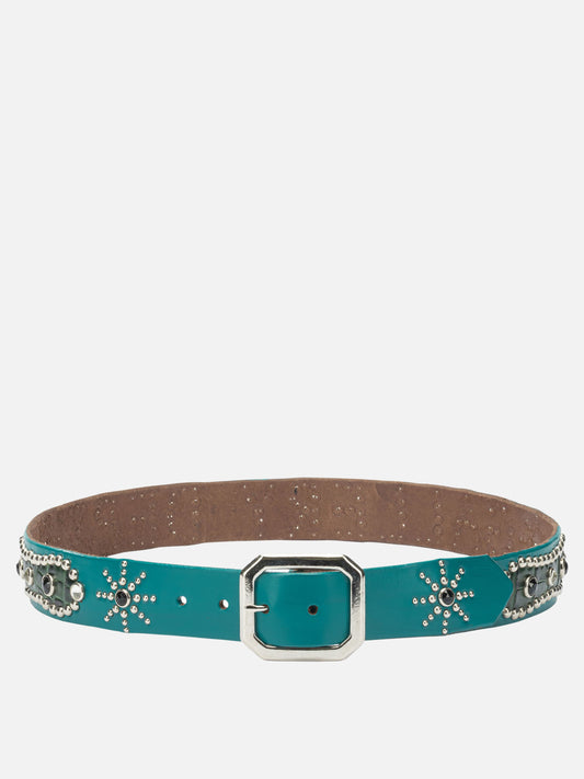 Leather belts 100% leather  Light blue - Gallery Dept. Men | PDP | VIETTI Online Store 
