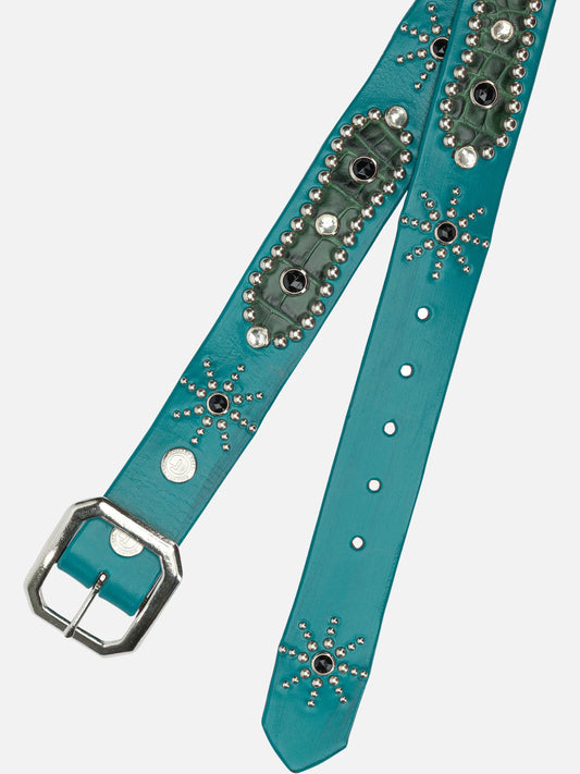 Leather belts 100% leather  Light blue - Gallery Dept. Men | PDP | VIETTI Online Store | 2
