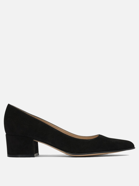 Pumps 100% suede - 100% leather  Black - Gianvito Rossi Women | PDP | VIETTI Online Store 
