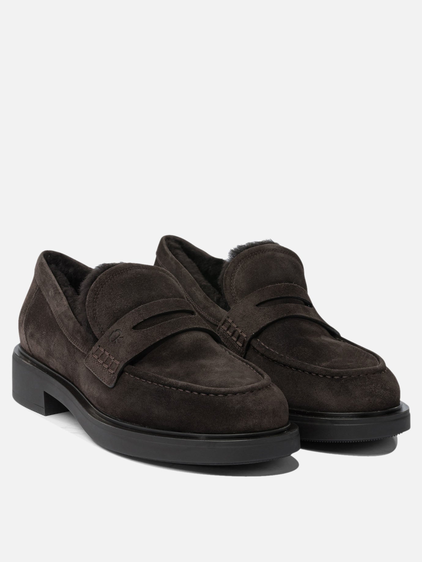 Mocassini 100% calf leather - 100% rubber  Marrone - Gianvito Rossi Donna | PDP | VIETTI Online Store | Zoom-Modal_2
