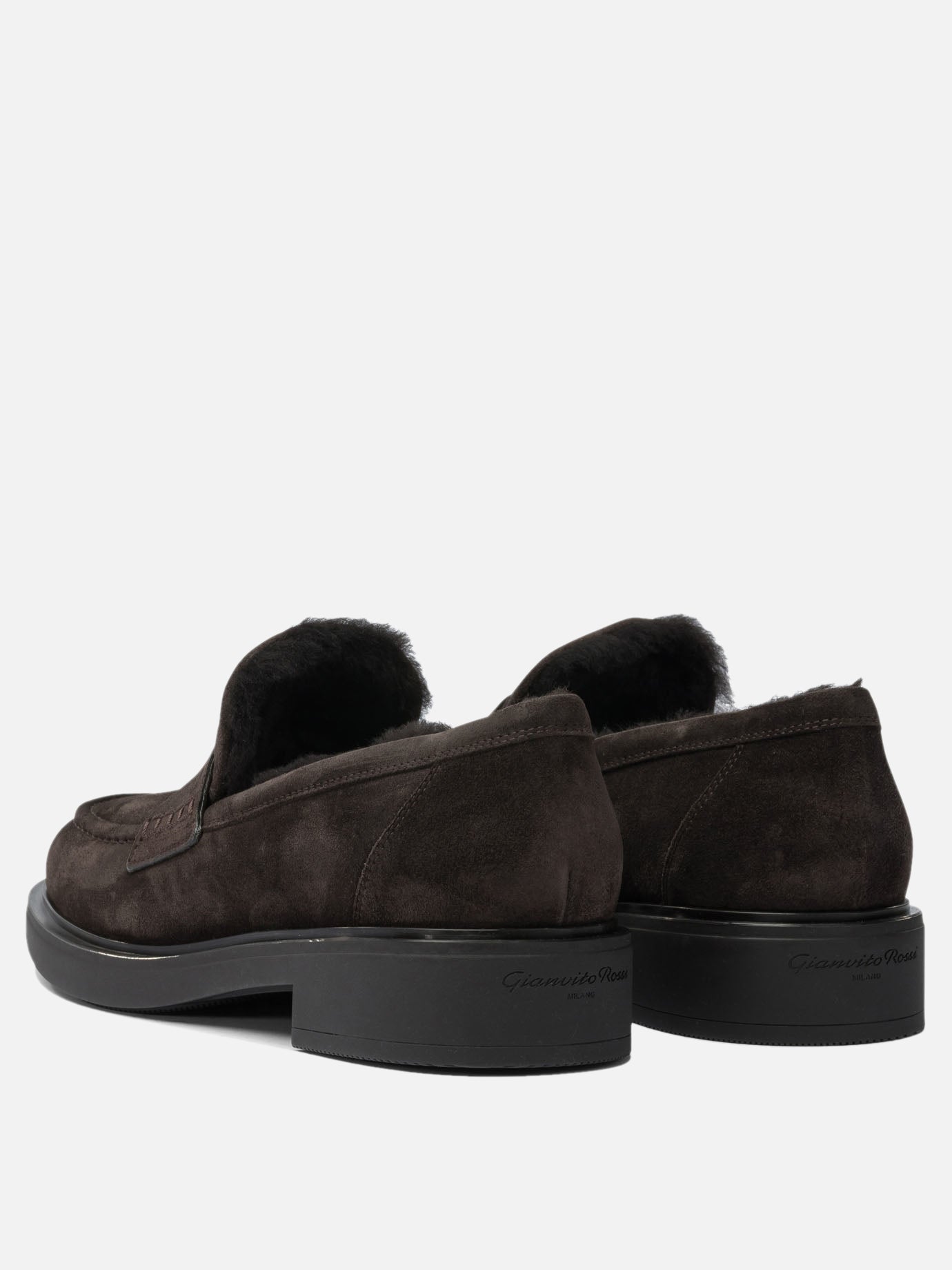 Mocassini 100% calf leather - 100% rubber  Marrone - Gianvito Rossi Donna | PDP | VIETTI Online Store | thumbnail_4