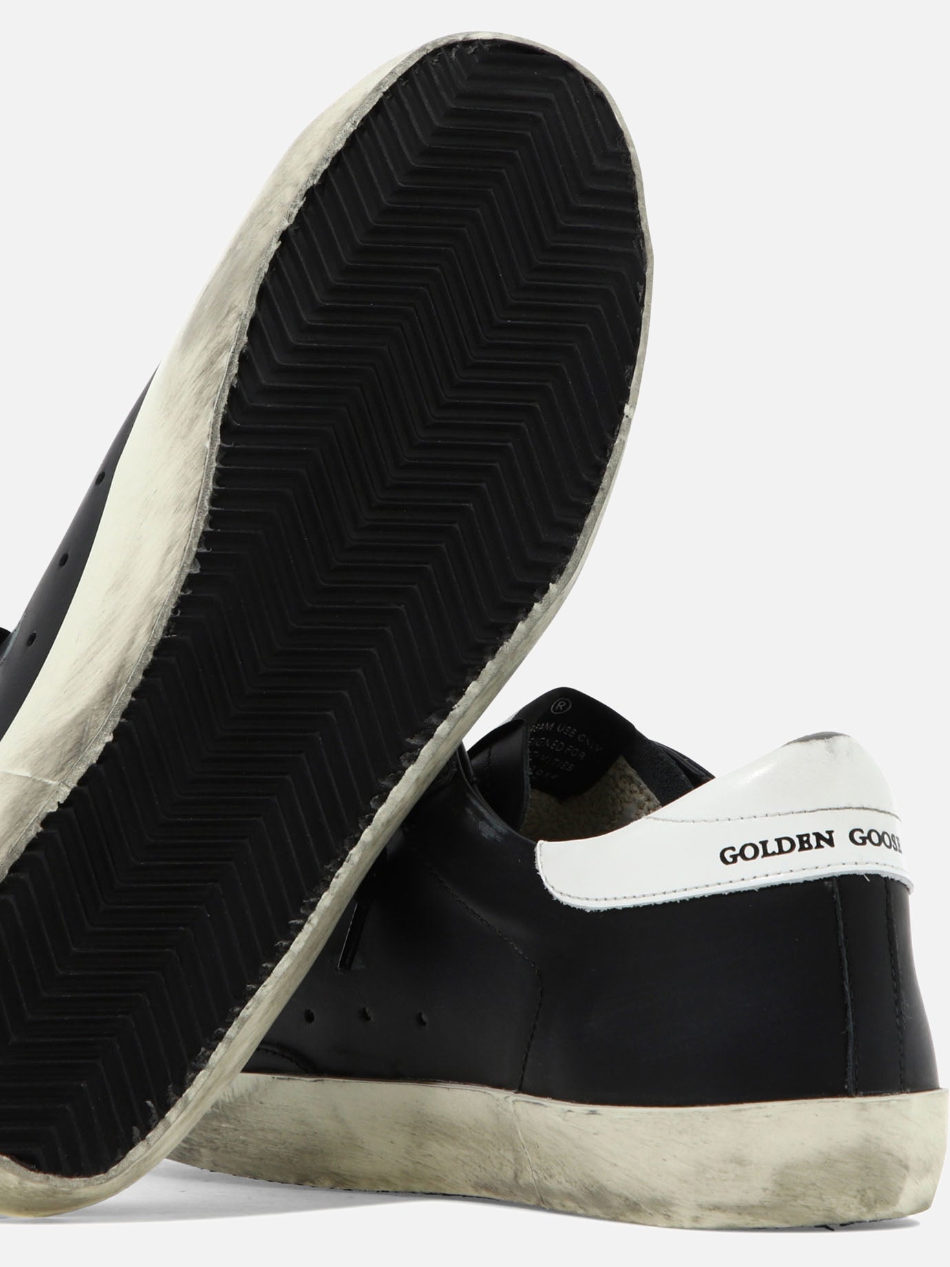 Sneaker basse 100% leather - 100% rubber  Nero - Golden Goose Uomo | PDP | VIETTI Online Store | thumbnail_5