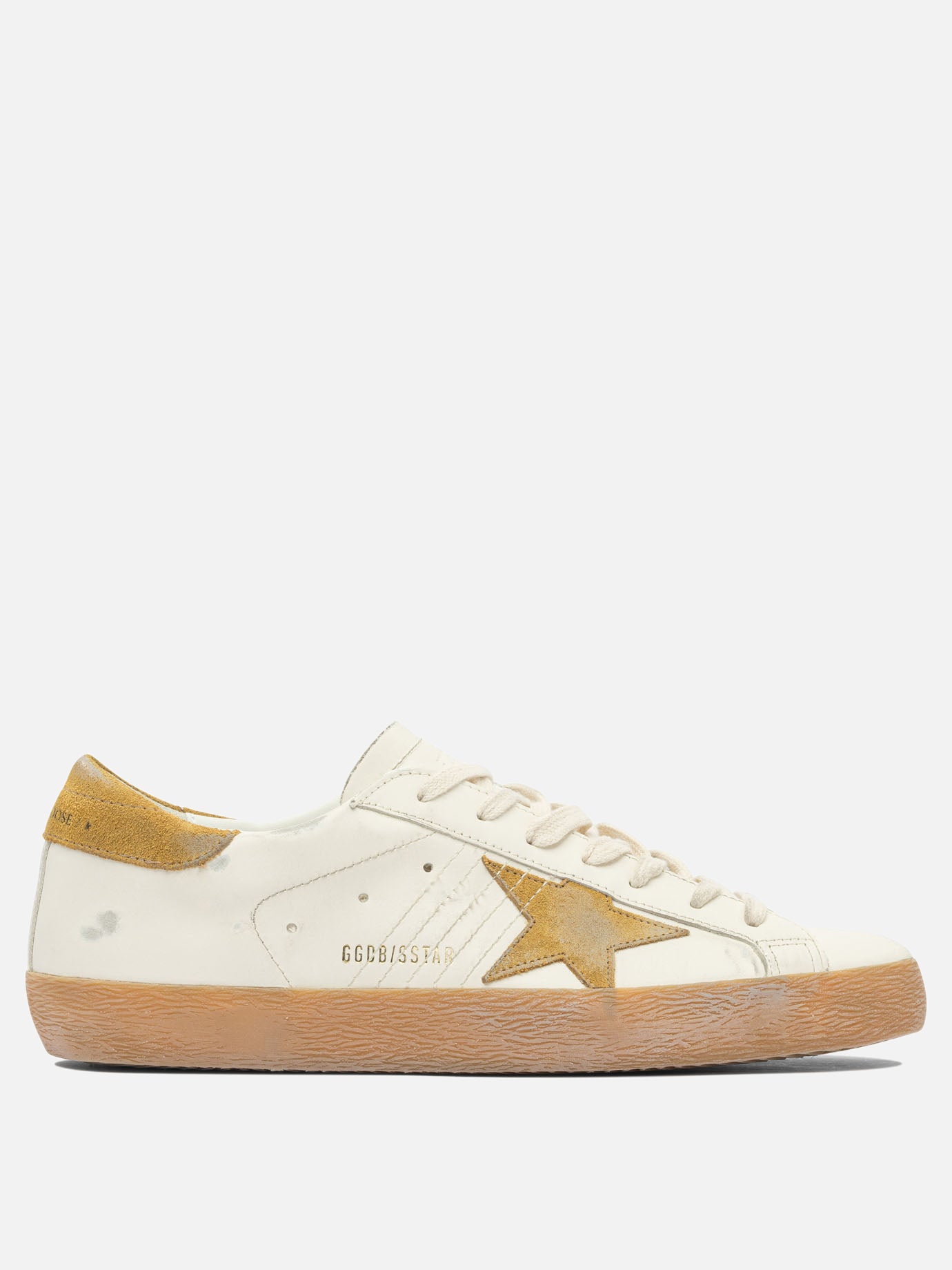 Sneaker basse 100% leather - 100% rubber  Bianco - Golden Goose Uomo | PDP | VIETTI Online Store | Zoom-Modal
