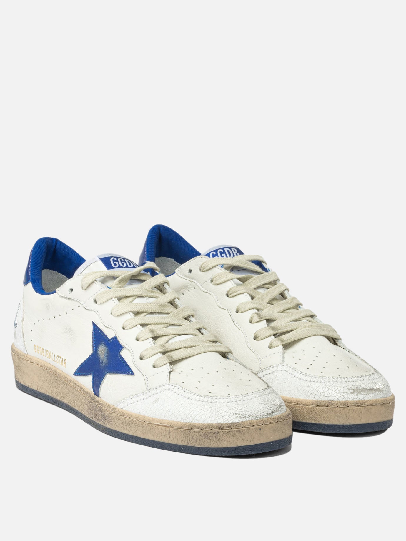 Sneaker basse 66% goat leather 19% cow leather 8% polyamide 7% ovine leather - 100% rubber  Blu - Golden Goose Uomo | PDP | VIETTI Online Store | thumbnail_2