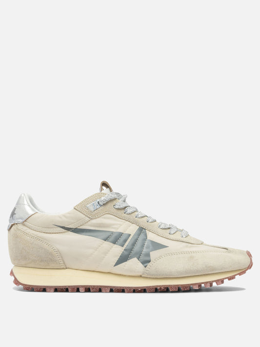 Sneaker basse 37% cow leather 18% polyamide 6% goat leather 5% polyurethane - 100% rubber  Beige - Golden Goose Uomo | PDP | VIETTI Online Store 
