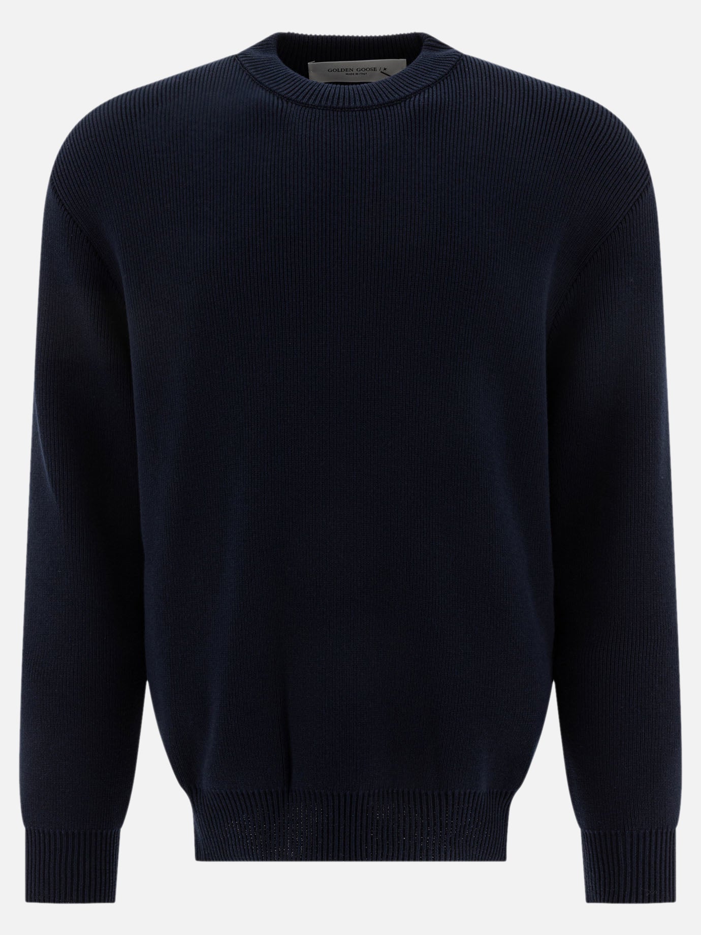 Maglioni girocollo Logo  Blu - Golden Goose Uomo | PDP | VIETTI Online Store | Zoom-Modal
