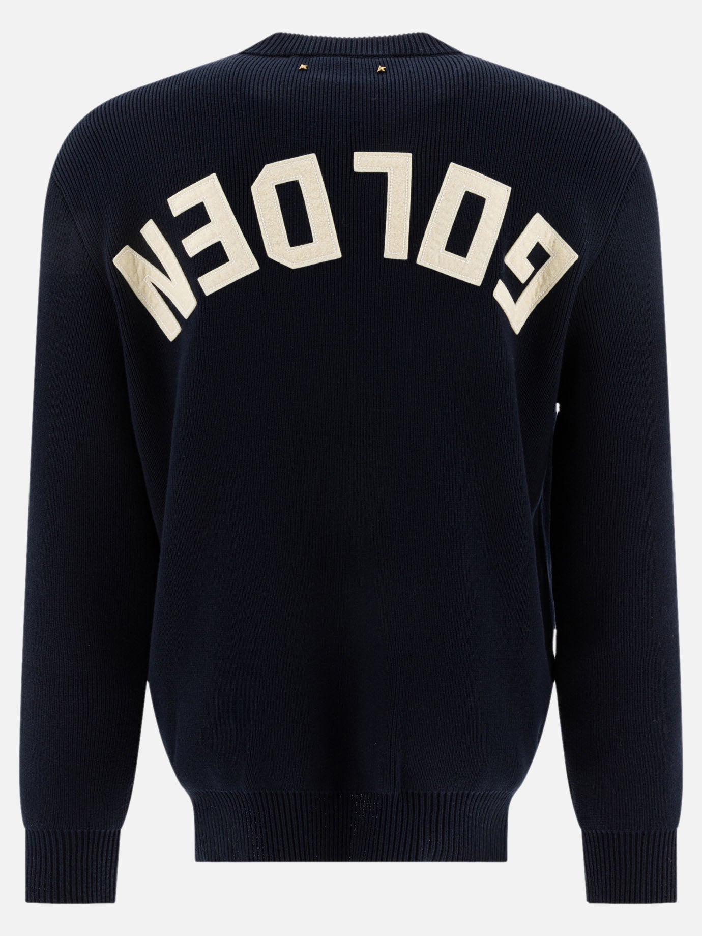 Maglioni girocollo Logo  Blu - Golden Goose Uomo | PDP | VIETTI Online Store | thumbnail_2