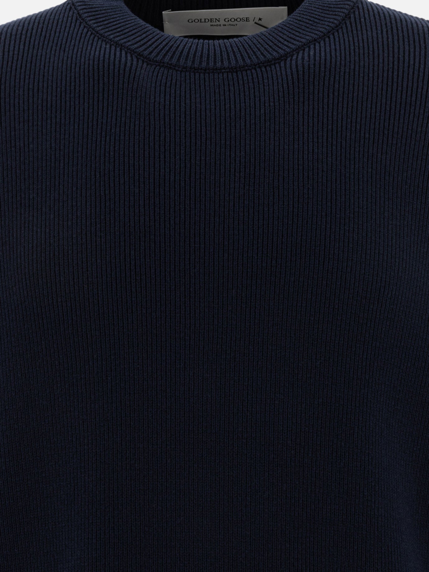 Maglioni girocollo Logo  Blu - Golden Goose Uomo | PDP | VIETTI Online Store | thumbnail_3
