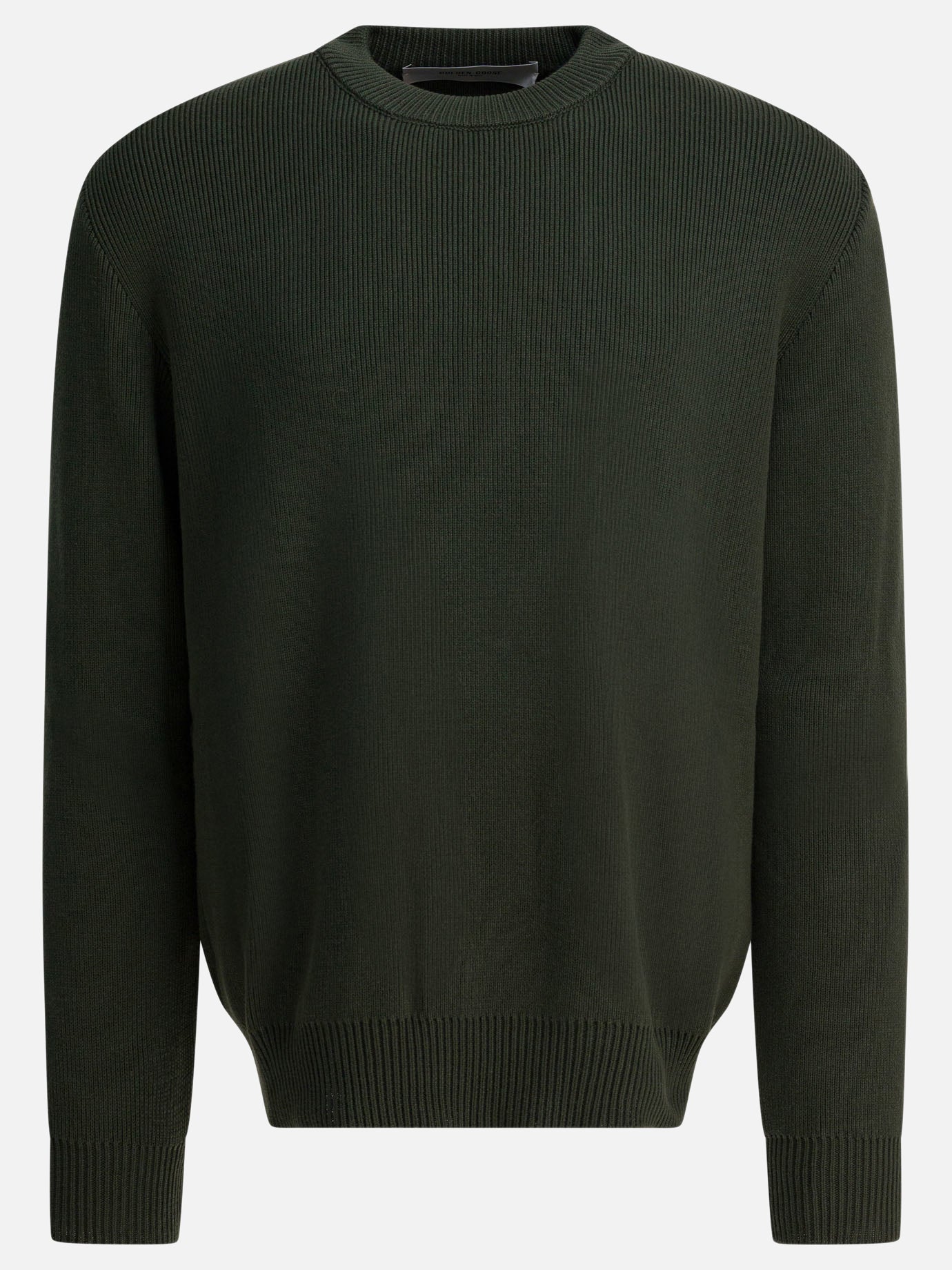 Crewneck sweaters Logo  Green - Golden Goose Men | PDP | VIETTI Online Store | thumbnail