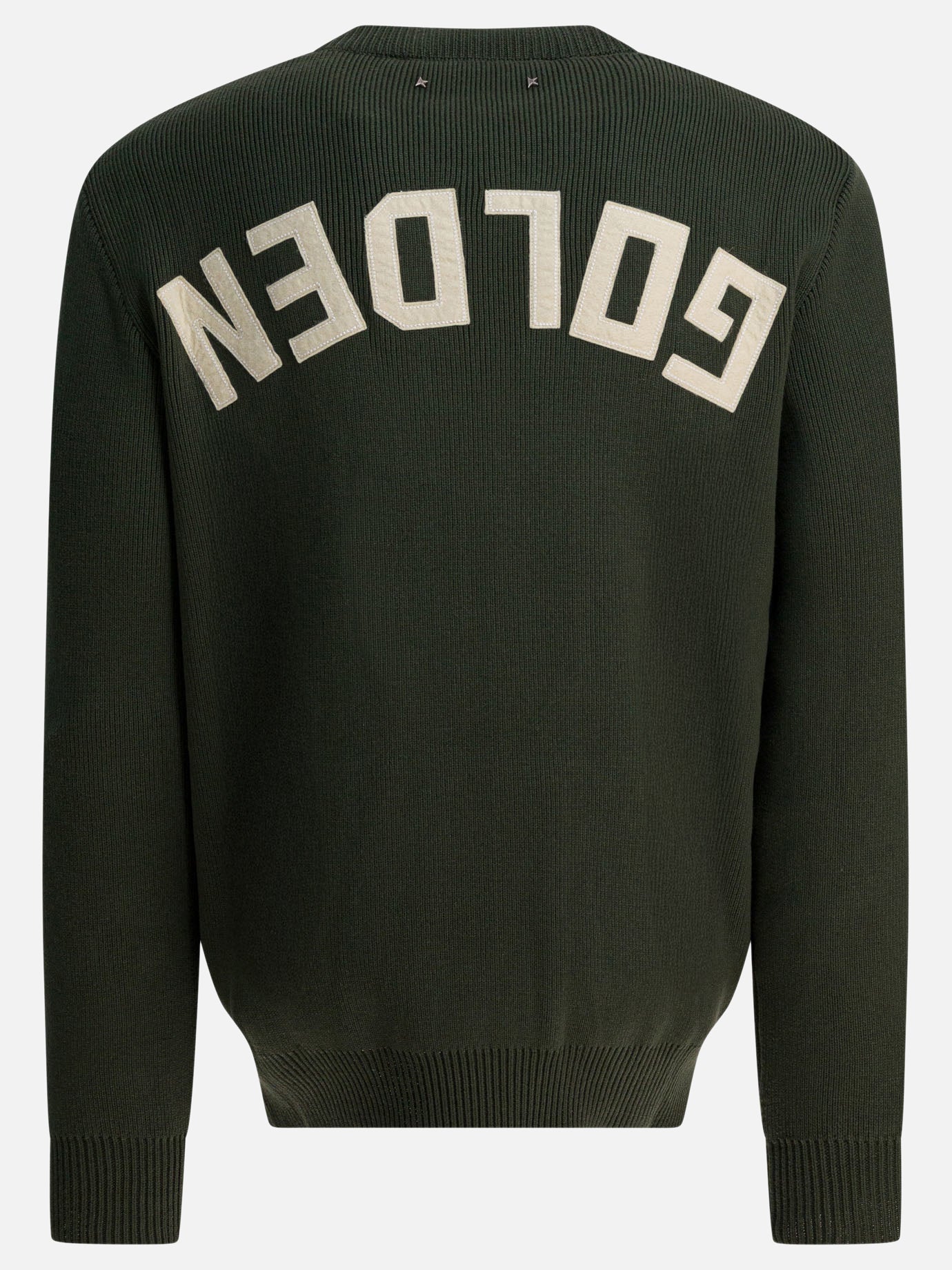 Crewneck sweaters Logo  Green - Golden Goose Men | PDP | VIETTI Online Store | thumbnail_2
