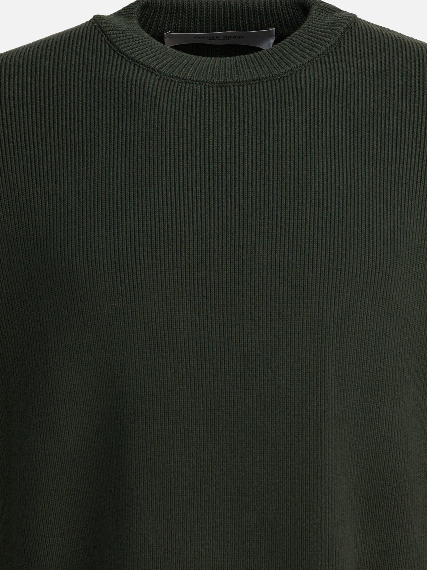 Crewneck sweaters Logo  Green - Golden Goose Men | PDP | VIETTI Online Store | thumbnail_3