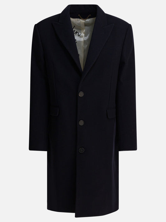 Long coats Solid colour  Blue - Golden Goose Men | PDP | VIETTI Online Store 

