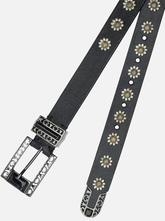 Cinture in pelle Solid colour  Nero - Golden Goose Donna | PLP | VIETTI Online Store | 2
