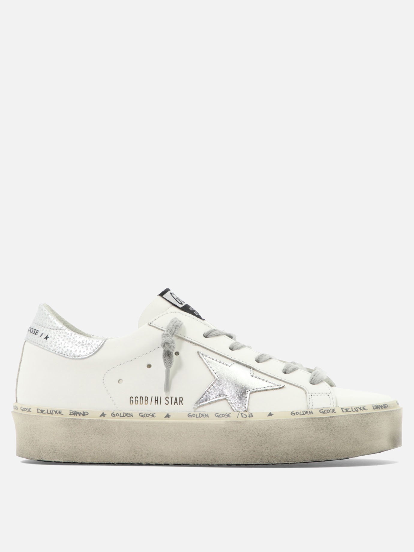 Sneaker basse 95% cow leather 5% goat leather - 100% rubber  Bianco - Golden Goose Donna | PDP | VIETTI Online Store | thumbnail