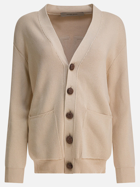 Cardigans Solid colour  Beige - Golden Goose Women | PLP | VIETTI Online Store 
