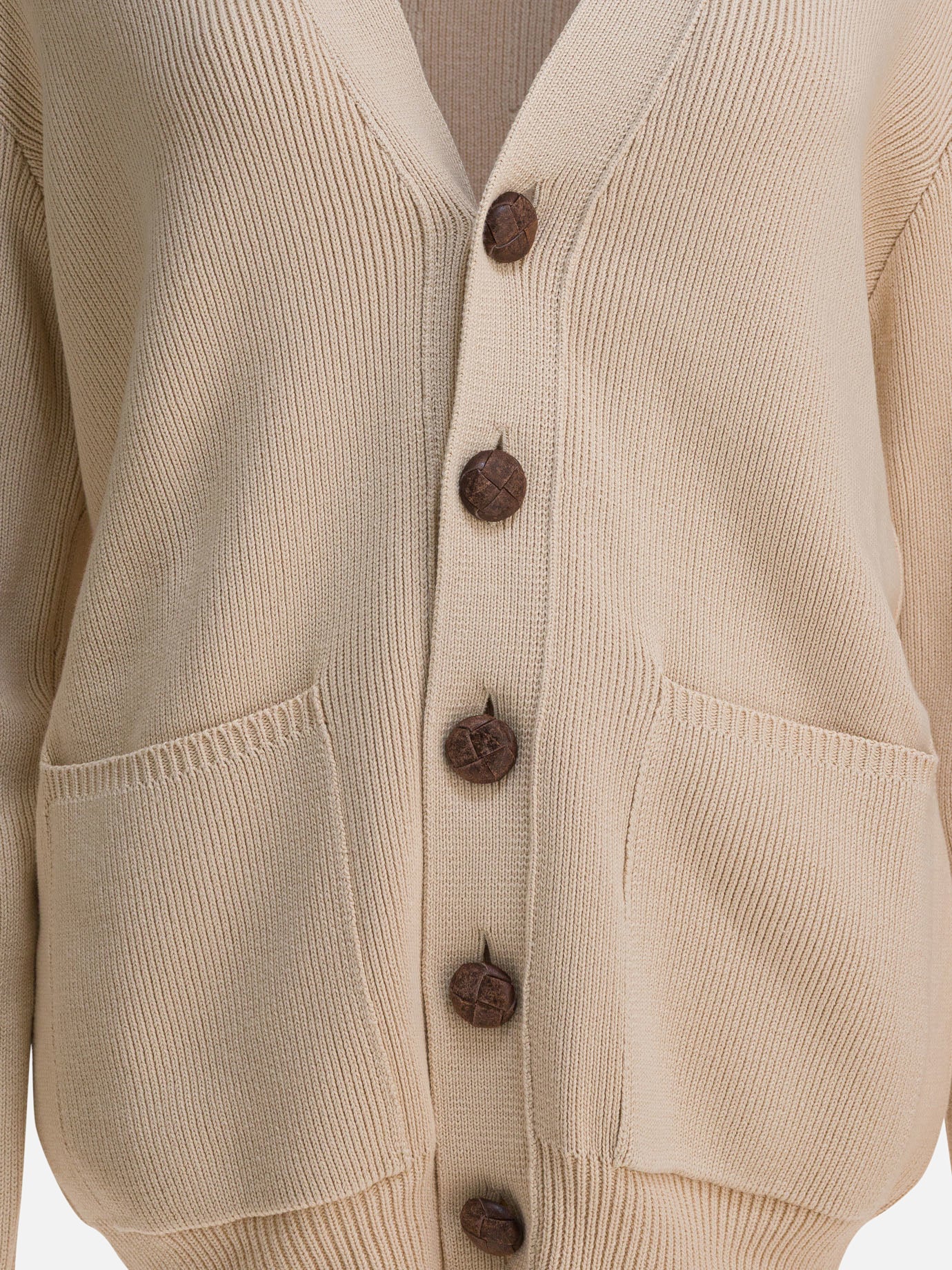 Cardigans Solid colour  Beige - Golden Goose Women | PDP | VIETTI Online Store | thumbnail_3