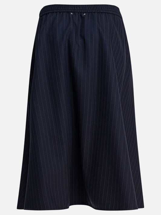 Gonne midi Pinstriped  Blu - Golden Goose Donna | VIETTI Online Store | 2

