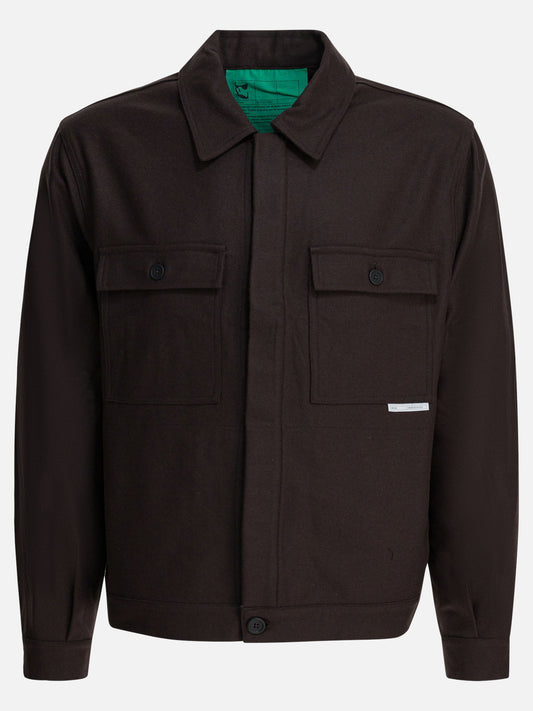 Overshirt jackets Tinta unita  Brown - Gr10K Men | PDP | VIETTI Online Store 

