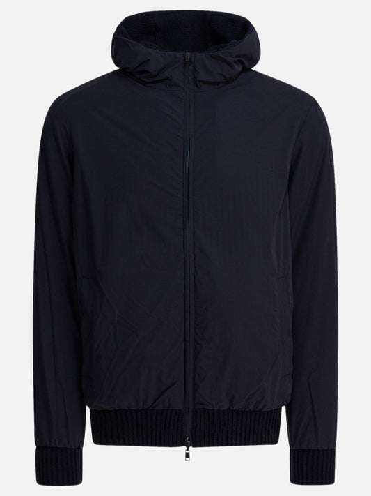 Bomber jackets Solid colour  Blue - Herno Men | PDP | VIETTI Online Store | 2
