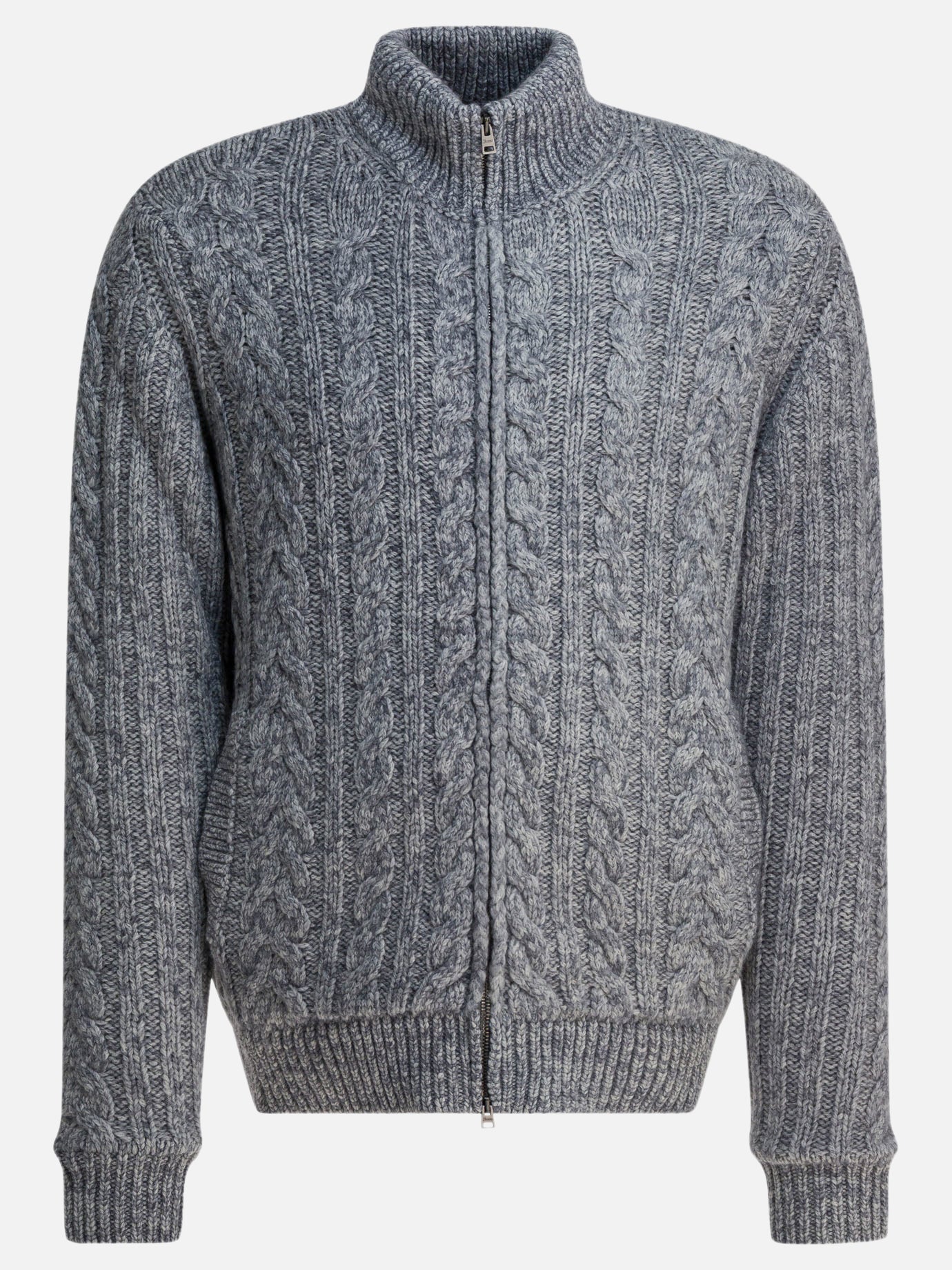 Cardigans Textured knit  Grey - Herno Men | PDP | VIETTI Online Store | thumbnail