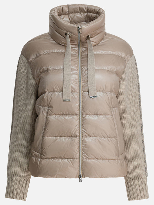 Down jackets Solid colour  Beige - Herno Women | PLP | VIETTI Online Store 
