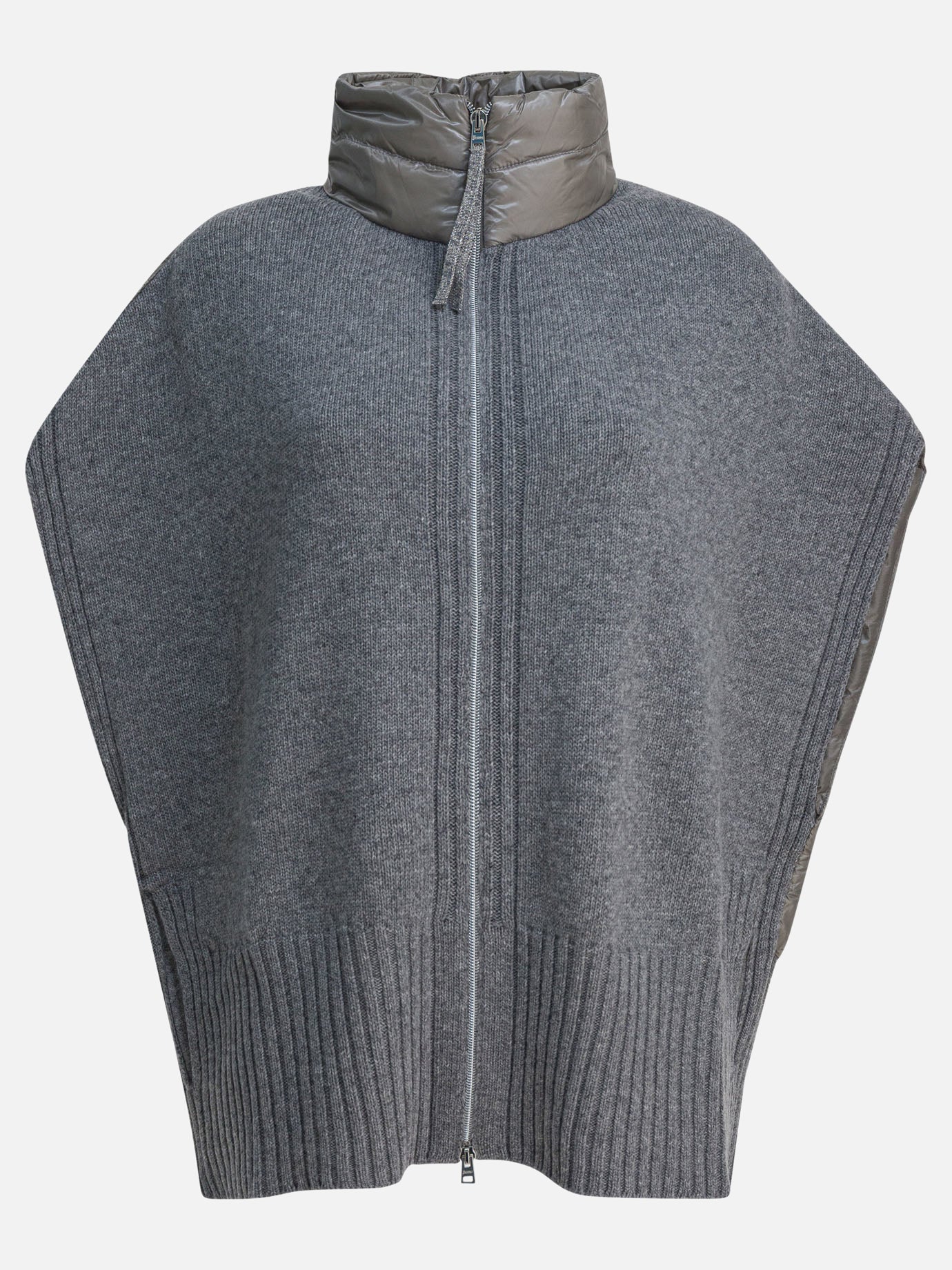Capes Solid colour  Grey - Herno Women | PDP | VIETTI Online Store | thumbnail