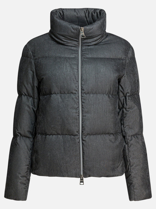 Down jackets Solid colour  Grey - Herno Women | PLP | VIETTI Online Store 
