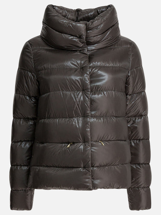 Down jackets Solid colour  Grey - Herno Women | PLP | VIETTI Online Store 

