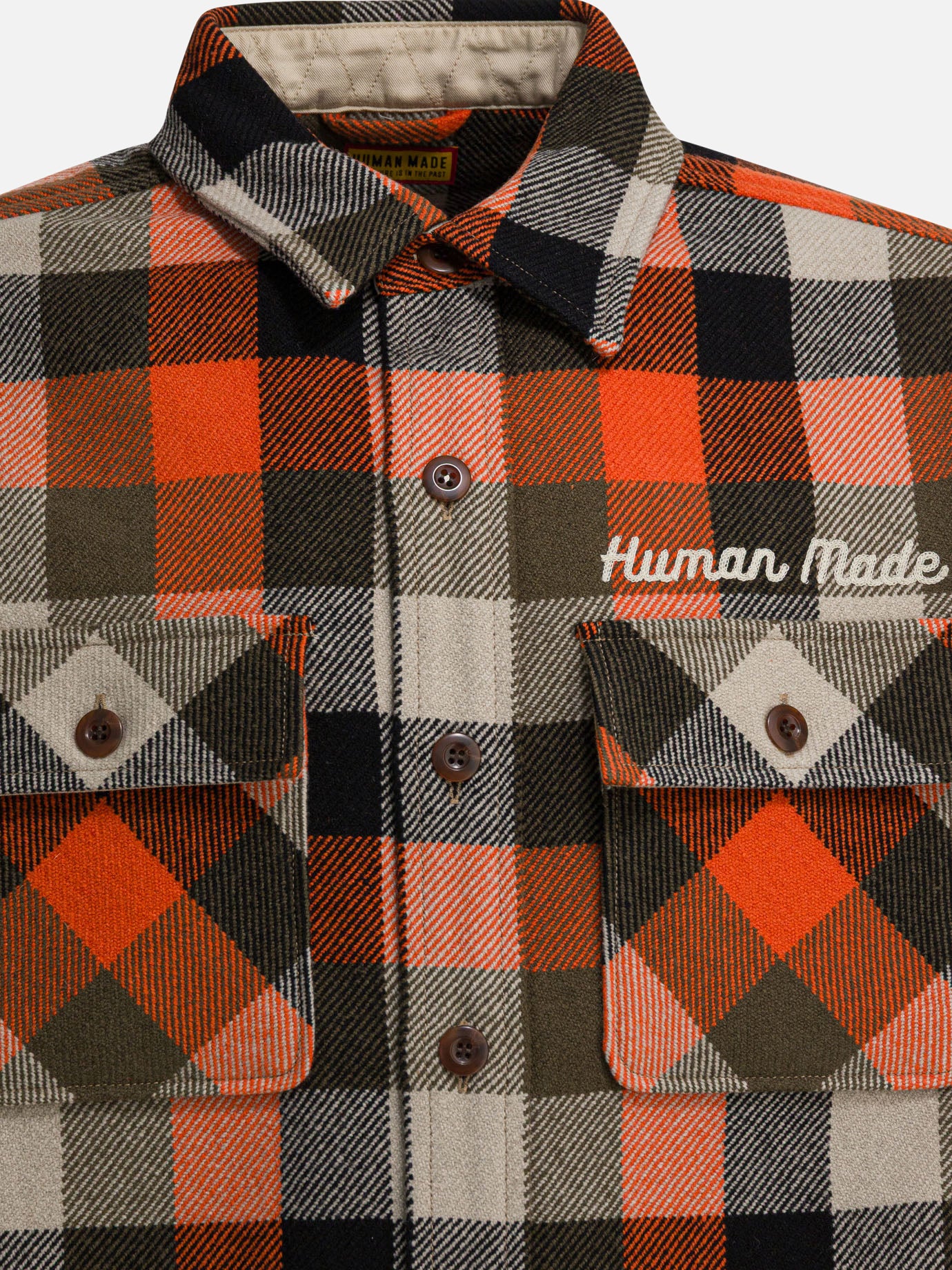 Overshirt jackets Check  Orange - Human Made Men | PDP | VIETTI Online Store | thumbnail_3
