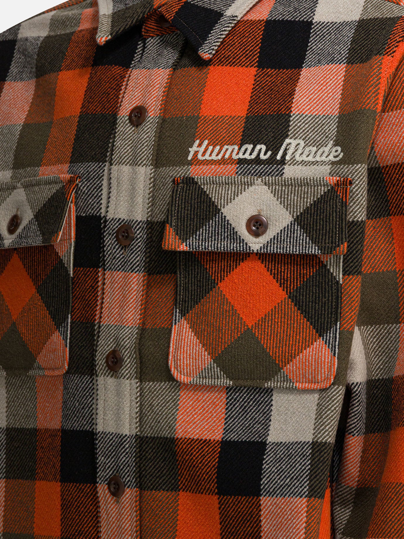 Overshirt jackets Check  Orange - Human Made Men | PDP | VIETTI Online Store | thumbnail_4